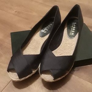 Navy Blue Ralph Lauren Wedges